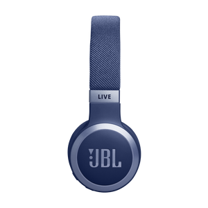 JBL Live 670NC - Blue - Wireless On-Ear Headphones with True Adaptive Noise Cancelling - Right